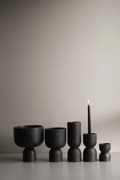 DBKD Post tea light holder, Cast iron Black Sale