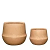 Hübsch Pot 2-pack, Sand Clearance