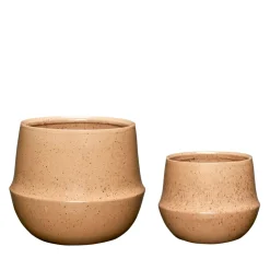 Hübsch Pot 2-pack, Sand Clearance