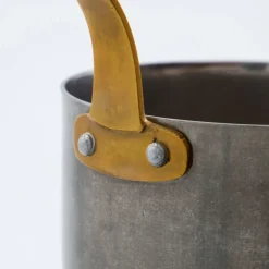 Nicolas Vahé Presentation mini saucepan Ø10 cm 2-packn, Silver finish Silver-coloured Hot