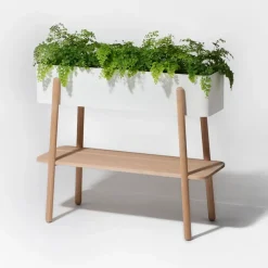 SMD Design Prunella flower table, - oack White Hot