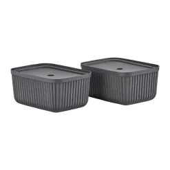 Zone Denmark Pulp storage box 23x32 cm 2-pack, Black New