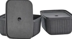 Zone Denmark Pulp storage box 23x32 cm 2-pack, Black New