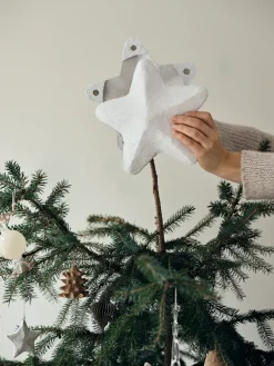 Broste Copenhagen Pulp top star 22 cm, White New