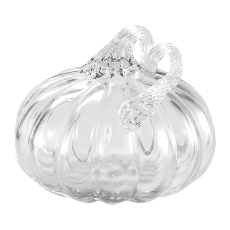 Cooee Design Pumpkin decoration 10 cm, Clear Transparent Sale