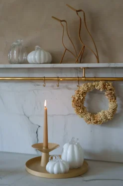 Cooee Design Pumpkin decoration 10 cm, Vit White Clearance