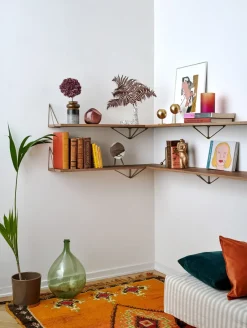 Maze Pythagoras shelf, Large, walnut Brown Sale