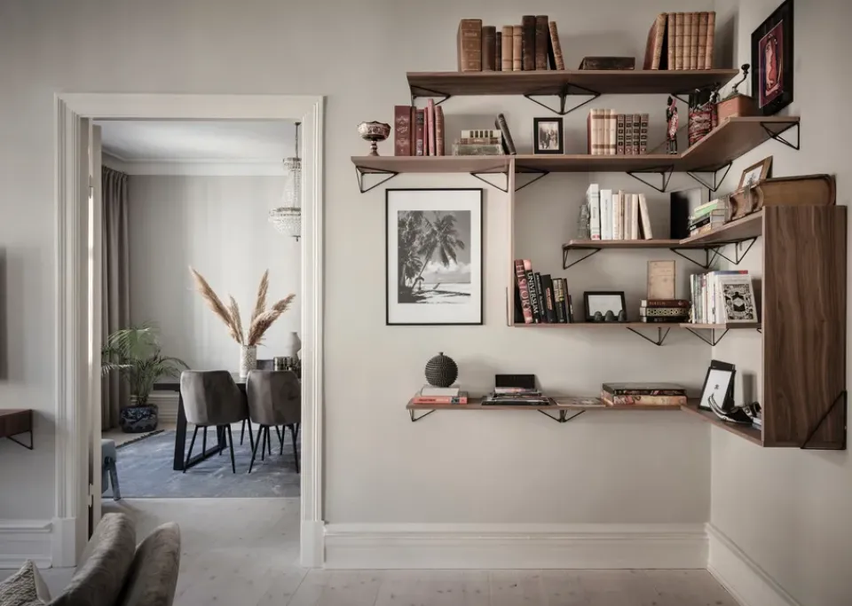 Maze Pythagoras shelf, walnut Brown Best