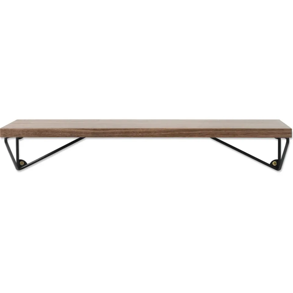 Maze Pythagoras XS shelf, walnut, black BrownBlack New