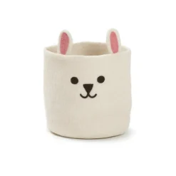 Klippan Yllefabrik Rabbit basket Ø20 cm, White New