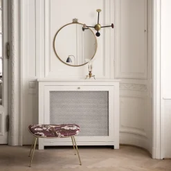 GUBI Randaccio Mirror, Antique brass, large Gold-coloured Outlet