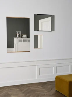 MOEBE Rectangular wall mirror 30x40 cm, Ash Brown Hot