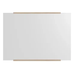 MOEBE Rectangular wall mirror 70x100 cm, Oak Brown Clearance