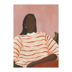 Paper Collective Red Stripes poster, 30x40 cm RedWhiteBrownBlack Clearance