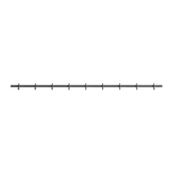 Relief hook rack large 123 cm, Grey Discount