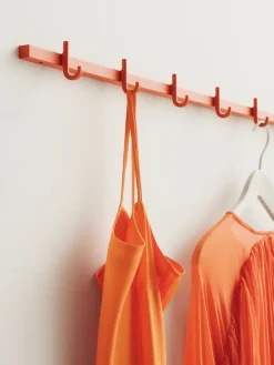 Relief hook rack large 123 cm, Orange Hot