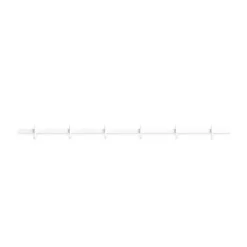 Relief hook rack medium 82 cm, White New