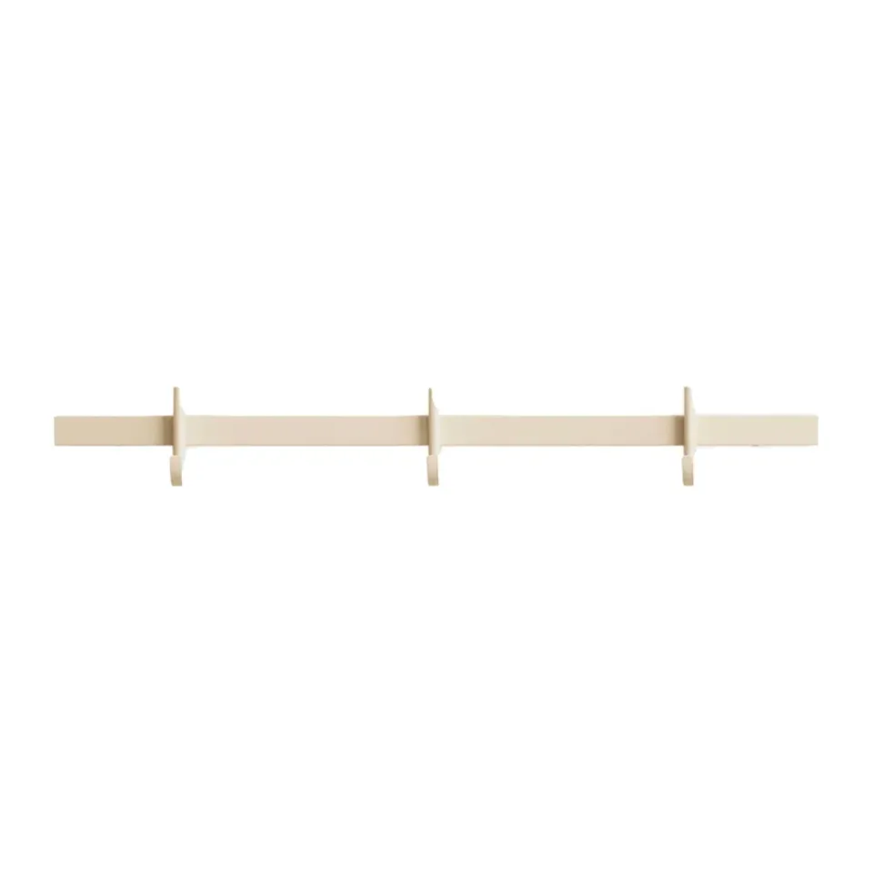 Relief hook rack small 41 cm, Ash Beige Outlet
