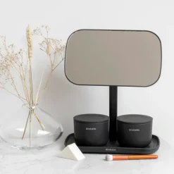 Brabantia ReNew mirror with storage tray, dark Grey Outlet