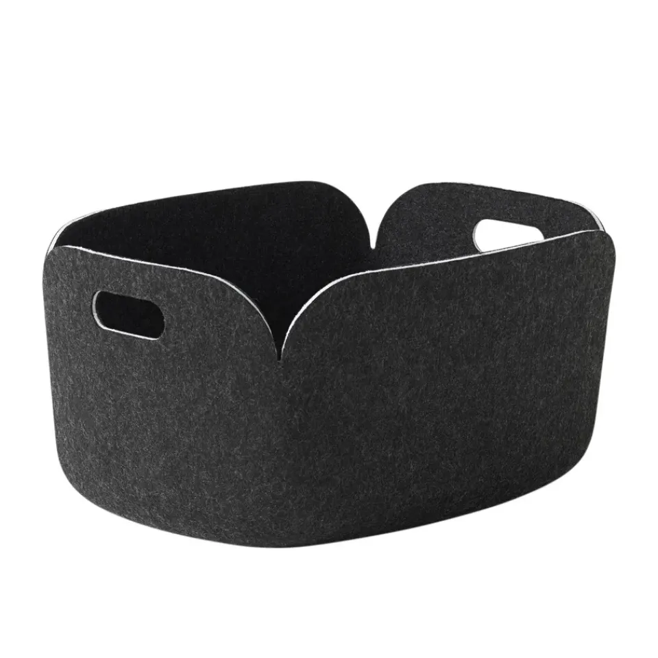 Muuto Restore storage basket, Black melange (black) Blue Discount
