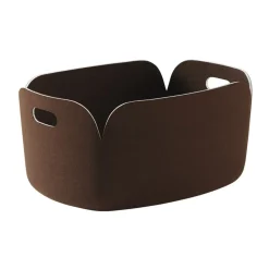 Muuto Restore storage basket, Dark Brown New