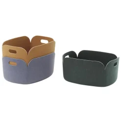 Muuto Restore storage basket, Dark Green Discount