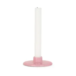 Lyngby Porcelæn Rhombe candle holder 3 cm, Pink Online