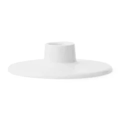 Lyngby Porcelæn Rhombe candle holder 3 cm, White Hot