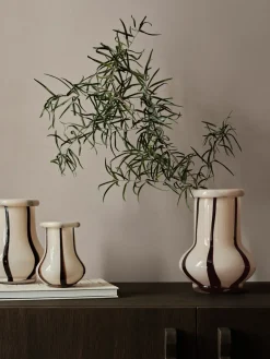 Ferm Living Riban vase 15 cm, Cream Beige Hot