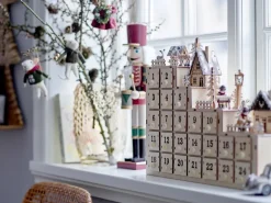 Bloomingville Richie Christmas calender 33x38 cm, Nature BeigeBrown New