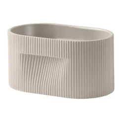 Muuto Ridge flower pot 13 cm, Beige New