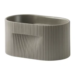 Muuto Ridge flower pot 13 cm, Taupe Beige Clearance