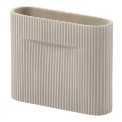 Muuto Ridge vase 16.5 cm, Beige Best