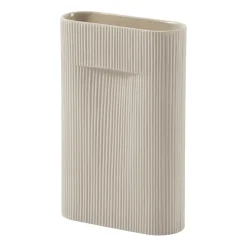 Muuto Ridge vase 35 cm, Beige Outlet