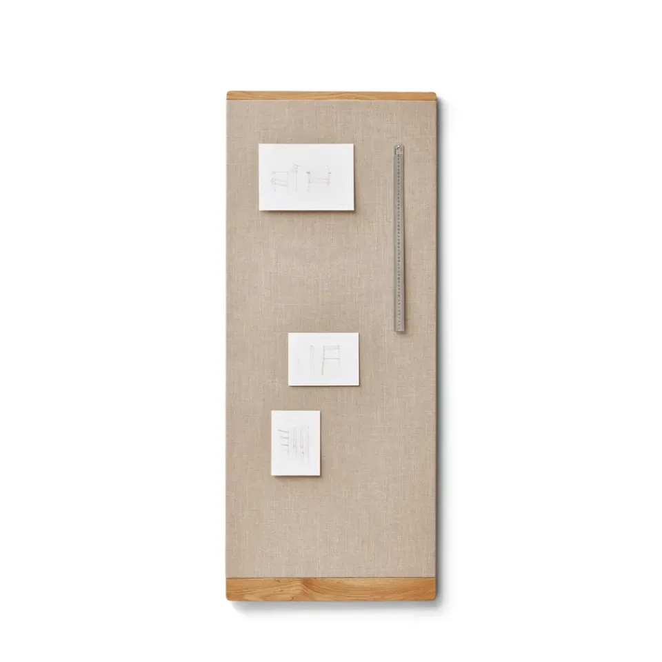 Form & Refine Rim notice board 60x145 cm, Oak Brown Discount