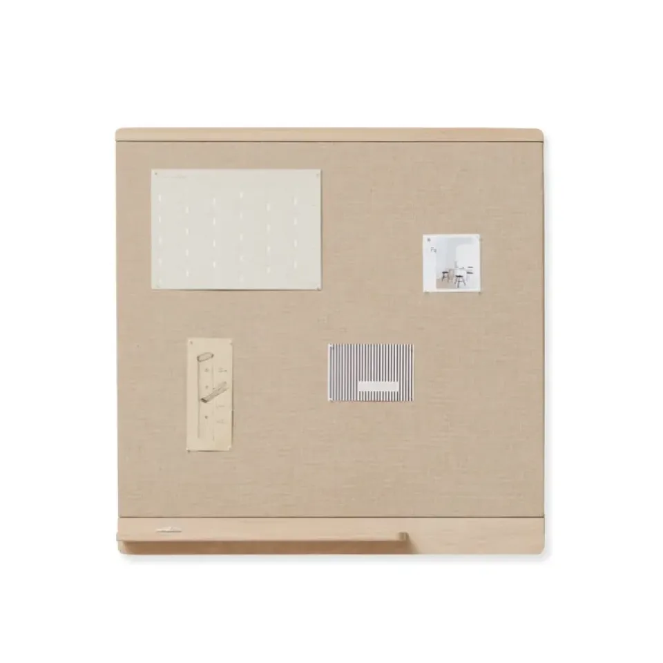 Form & Refine Rim pinboard 75x75 cm, White oak Beige Sale