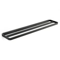 Zone Denmark RIM towel rack double 12x70 cm, Black