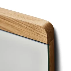 Form & Refine Rim wall mirror 35x110 cm, Oak Brown Outlet