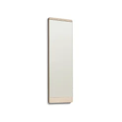 Form & Refine Rim wall mirror 35x110 cm, White oak Beige Clearance