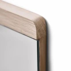 Form & Refine Rim wall mirror 35x110 cm, White oak Beige Clearance