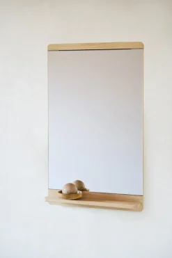 Form & Refine Rim wall mirror 40x68 cm, White oak Beige Best