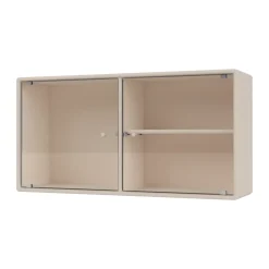 Montana Ripple I display cabinet 69.6x35.4x20 cm, Clay Grey New