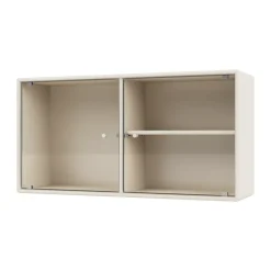 Montana Ripple I display cabinet 69.6x35.4x20 cm, Oat Beige New