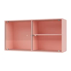 Montana Ripple I display cabinet 69.6x35.4x20 cm, Ruby Pink Outlet