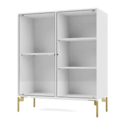 Montana Ripple II display cabinet 69.6x82.2x30 cm, New-legs brass White Best