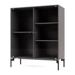 Montana Ripple II display cabinet 69.6x82.2x30 cm, Coffee-legs black Brown Best
