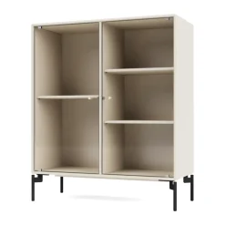 Montana Ripple II display cabinet 69.6x82.2x30 cm, Oat-legs black Beige Clearance