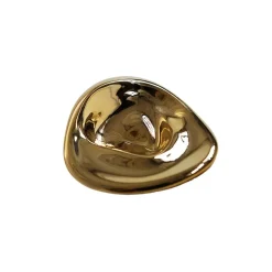 Hein Studio Ripple no. 02 large knob, Brass Gold-coloured New