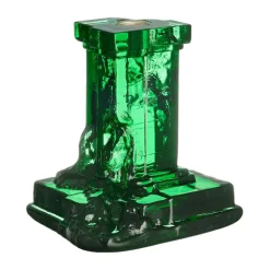 Kosta Boda Rocky Baroque candle sticks 150 mm, Emerald Green Online