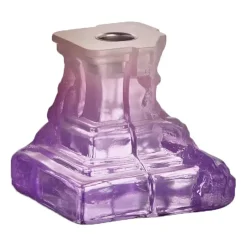 Kosta Boda Rocky Baroque candle sticks 95 mm, Lilac Purple Discount